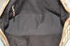 Authentic GUCCI Abbey Shoulder Tote Bag GG Canvas Leather 141470 Brown 3863K
