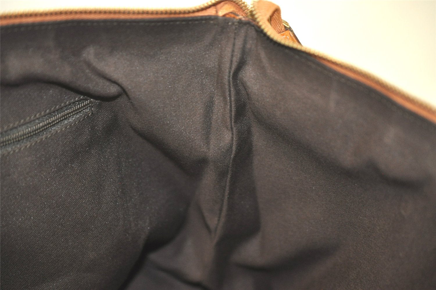 Authentic GUCCI Abbey Shoulder Tote Bag GG Canvas Leather 141470 Brown 3863K