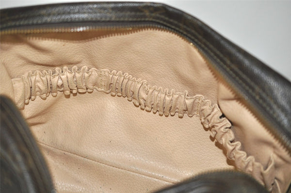 Auth Louis Vuitton Monogram Trousse Toilette 28 Clutch Hand Bag M47522 LV 3864I