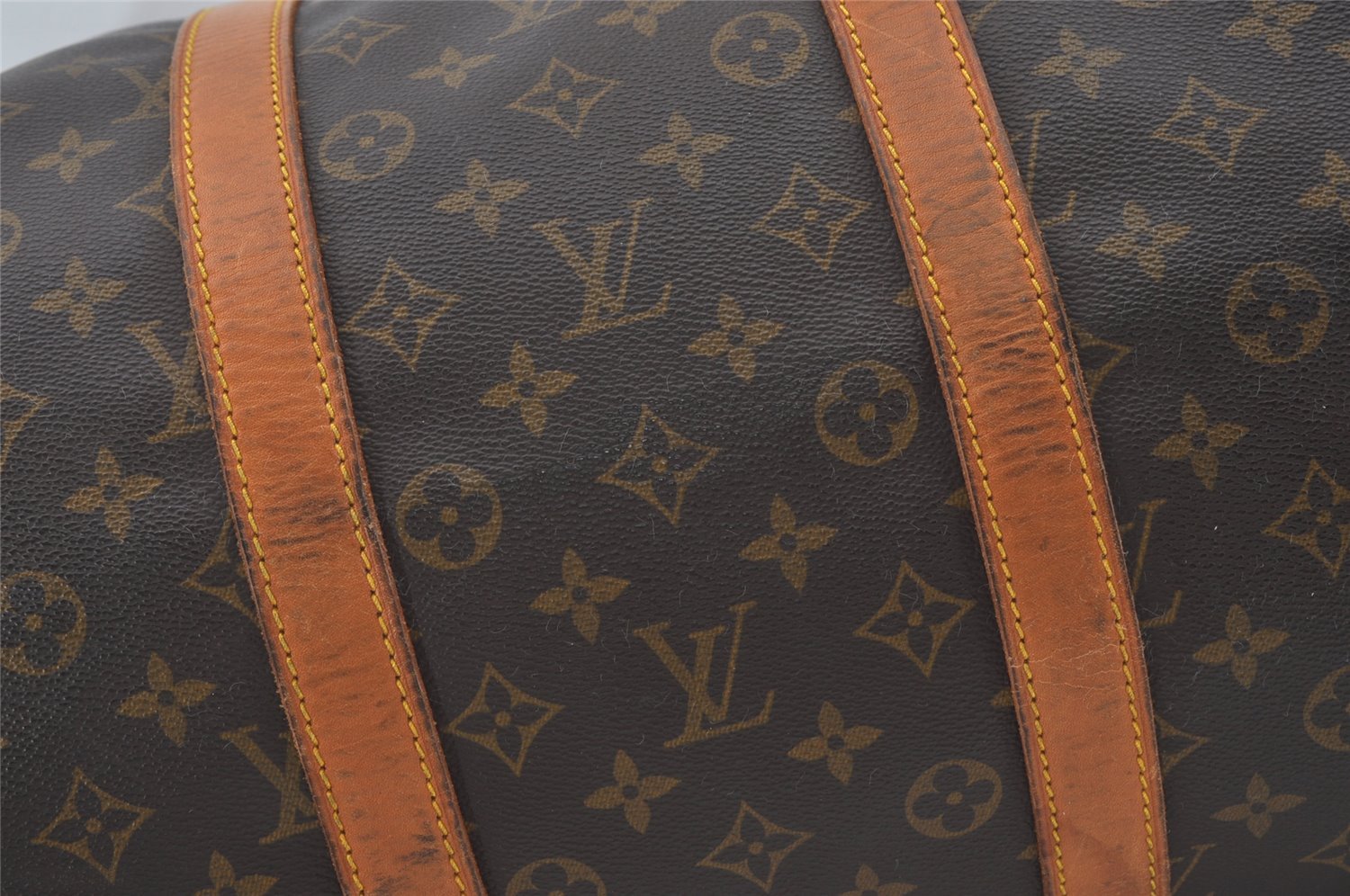 Authentic Louis Vuitton Monogram Keepall 55 Travel Boston Bag M41424 LV 3866I