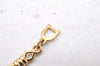 Authentic Christian Dior Vintage Gold Tone Chain Pendant Necklace CD 3867I