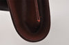 Auth Cartier Must de Cartier 2Way Shoulder Clutch Bag Leather Bordeaux 3867K