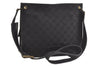 Authentic GUCCI Shoulder Cross Body Bag GG Canvas Leather 91762 Black 3868K