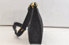 Authentic GUCCI Shoulder Cross Body Bag GG Canvas Leather 91762 Black 3868K