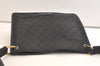 Authentic GUCCI Shoulder Cross Body Bag GG Canvas Leather 91762 Black 3868K