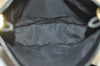 Authentic GUCCI Shoulder Cross Body Bag GG Canvas Leather 91762 Black 3868K