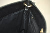 Authentic GUCCI Shoulder Cross Body Bag GG Canvas Leather 91762 Black 3868K