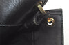 Authentic GUCCI Shoulder Cross Body Bag GG Canvas Leather 91762 Black 3868K