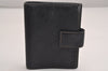 Authentic GUCCI Guccissima Agenda Notebook Cover GG Leather 115240 Black 3869J