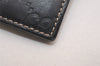 Authentic GUCCI Guccissima Agenda Notebook Cover GG Leather 115240 Black 3869J