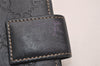 Authentic GUCCI Guccissima Agenda Notebook Cover GG Leather 115240 Black 3869J