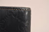 Authentic GUCCI Guccissima Agenda Notebook Cover GG Leather 115240 Black 3869J