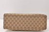 Authentic GUCCI Bamboo Vintage Hand Bag GG Canvas Leather 0021010 Brown 3869K