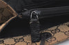 Authentic GUCCI Bamboo Vintage Hand Bag GG Canvas Leather 0021010 Brown 3869K
