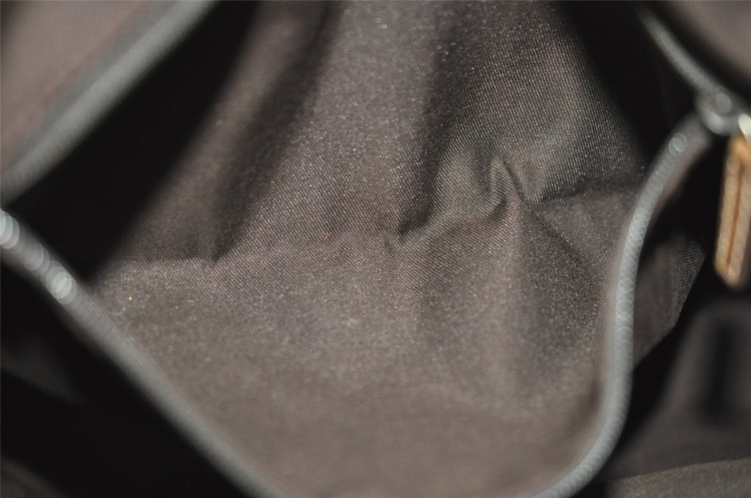 Authentic GUCCI Abbey Shoulder Tote Bag GG Suede Leather 130736 Brown 3871I