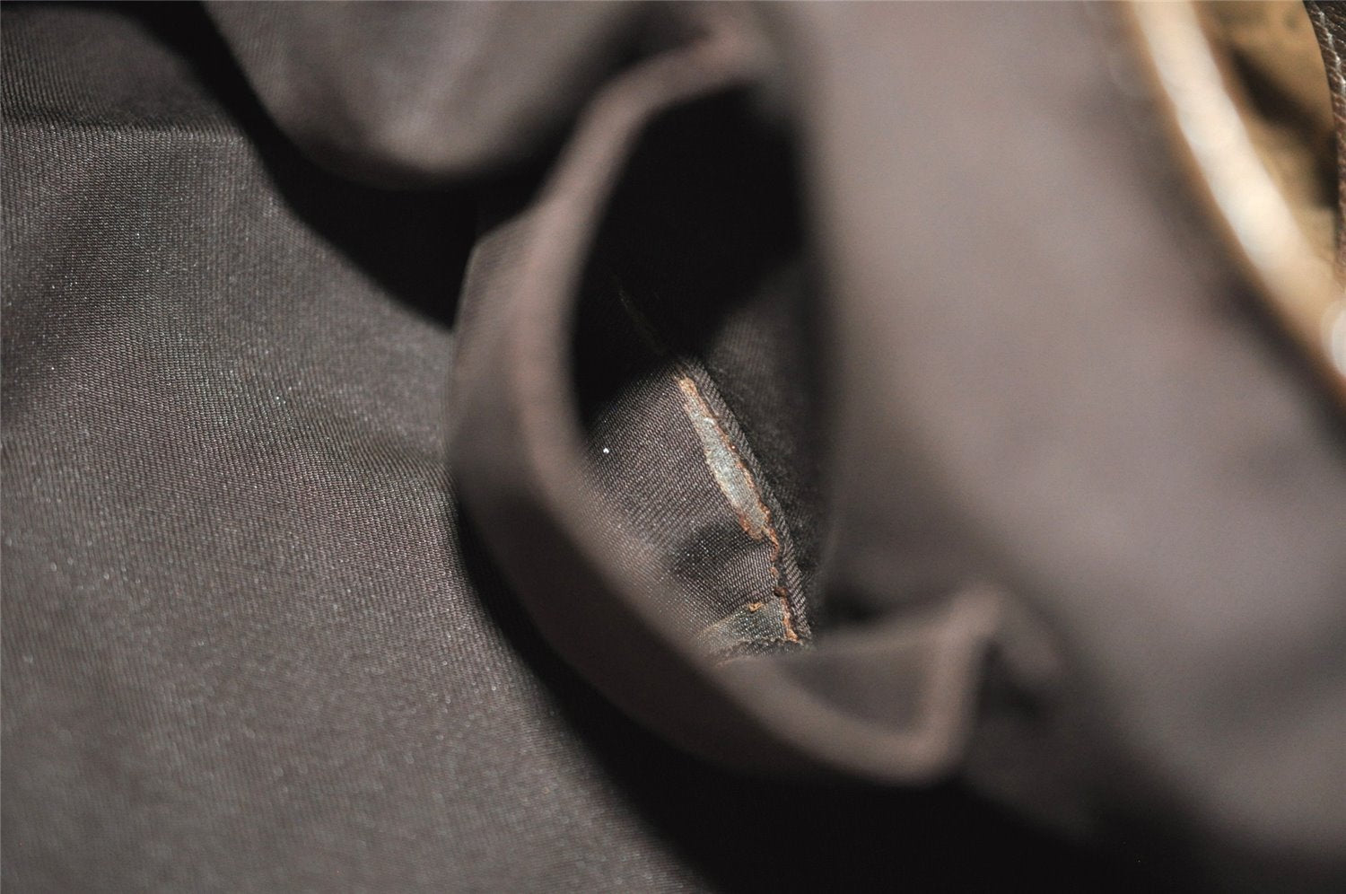 Authentic GUCCI Abbey Shoulder Tote Bag GG Suede Leather 130736 Brown 3871I