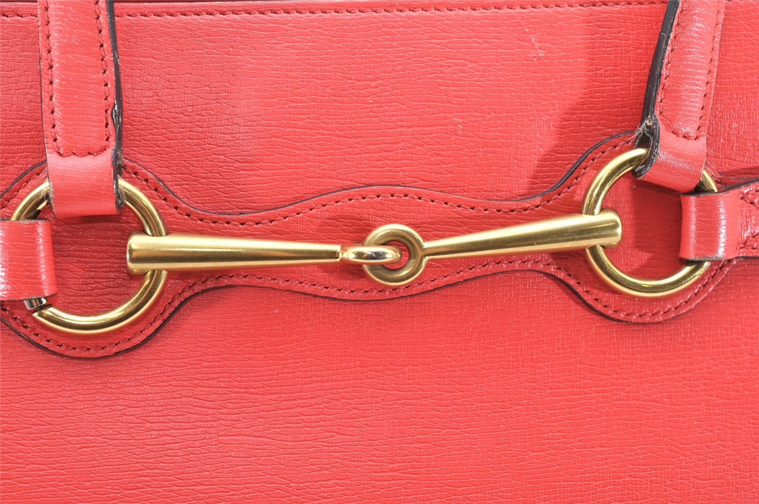 Authentic GUCCI Horsebit 2Way Tote Hand Bag Leather 319795 Pink 3872K
