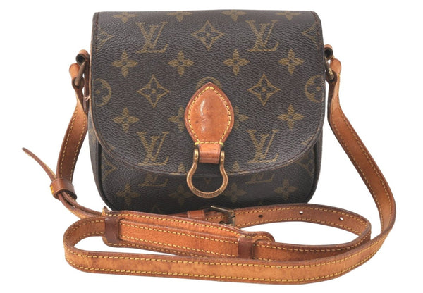 Authentic Louis Vuitton Monogram Saint Cloud PM M51244 Shoulder Cross Bag 3873K