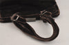 Authentic PRADA Velluto Fibbie Velour Shoulder Hand Bag Purse B7645 Brown 3874J