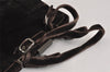Authentic PRADA Velluto Fibbie Velour Shoulder Hand Bag Purse B7645 Brown 3874J