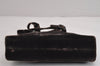 Authentic PRADA Velluto Fibbie Velour Shoulder Hand Bag Purse B7645 Brown 3874J