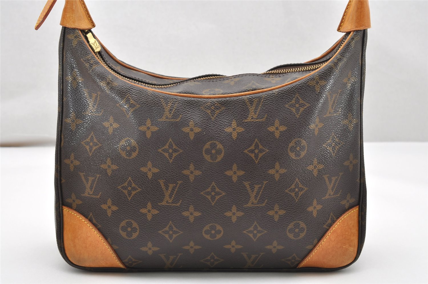 Authentic Louis Vuitton Monogram Boulogne 30 Shoulder Cross Bag M52165 LV 3874K