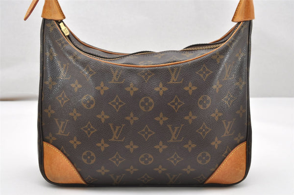 Authentic Louis Vuitton Monogram Boulogne 30 Shoulder Cross Bag M52165 LV 3874K