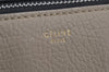 Authentic CELINE Edge Bi-color Shoulder Hand Bag Purse Leather Black Beige 3875J