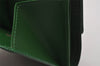 Auth Louis Vuitton Epi Porte Monnaie Billets Cartes Credit Wallet Green LV 3876I