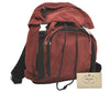 Authentic PRADA Nylon Tessuto Montagn Drawstring Backpack Bordeaux Red 3876J