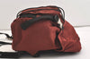 Authentic PRADA Nylon Tessuto Montagn Drawstring Backpack Bordeaux Red 3876J