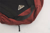 Authentic PRADA Nylon Tessuto Montagn Drawstring Backpack Bordeaux Red 3876J
