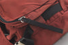 Authentic PRADA Nylon Tessuto Montagn Drawstring Backpack Bordeaux Red 3876J