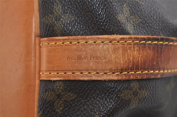 Authentic Louis Vuitton Monogram Petit Noe M42226 Shoulder Drawstring Bag 3876K