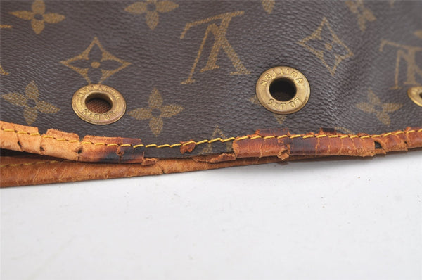 Authentic Louis Vuitton Monogram Petit Noe M42226 Shoulder Drawstring Bag 3876K