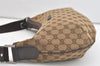 Authentic GUCCI Shoulder Cross Body Bag GG Canvas Leather 181092 Brown 3877J