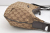 Authentic GUCCI Shoulder Cross Body Bag GG Canvas Leather 181092 Brown 3877J