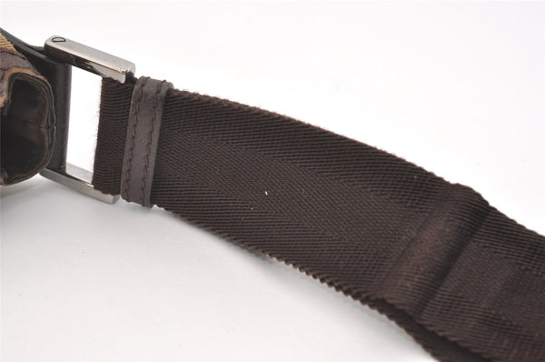 Authentic GUCCI Shoulder Cross Body Bag GG Canvas Leather 181092 Brown 3877J