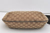 Authentic GUCCI Shoulder Cross Body Bag GG Canvas Leather 181092 Brown 3877J