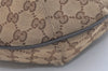 Authentic GUCCI Shoulder Cross Body Bag GG Canvas Leather 181092 Brown 3877J