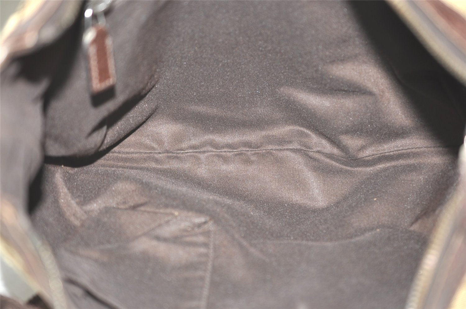 Authentic GUCCI Shoulder Cross Body Bag GG Canvas Leather 181092 Brown 3877J