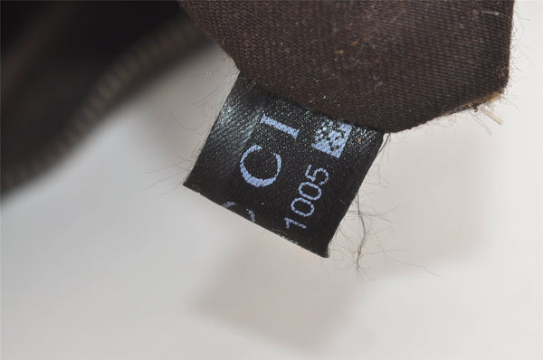 Authentic GUCCI Shoulder Cross Body Bag GG Canvas Leather 181092 Brown 3877J