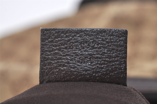 Authentic GUCCI Shoulder Cross Body Bag GG Canvas Leather 181092 Brown 3877J