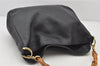 Authentic GUCCI Bamboo Vintage Shoulder Bag Purse Leather Black Junk 3877K