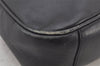 Authentic GUCCI Bamboo Vintage Shoulder Bag Purse Leather Black Junk 3877K
