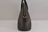 Authentic CELINE Macadam Blason Pattern 2Way Hand Bag PVC Leather Black 3878J