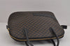 Authentic CELINE Macadam Blason Pattern 2Way Hand Bag PVC Leather Black 3878J