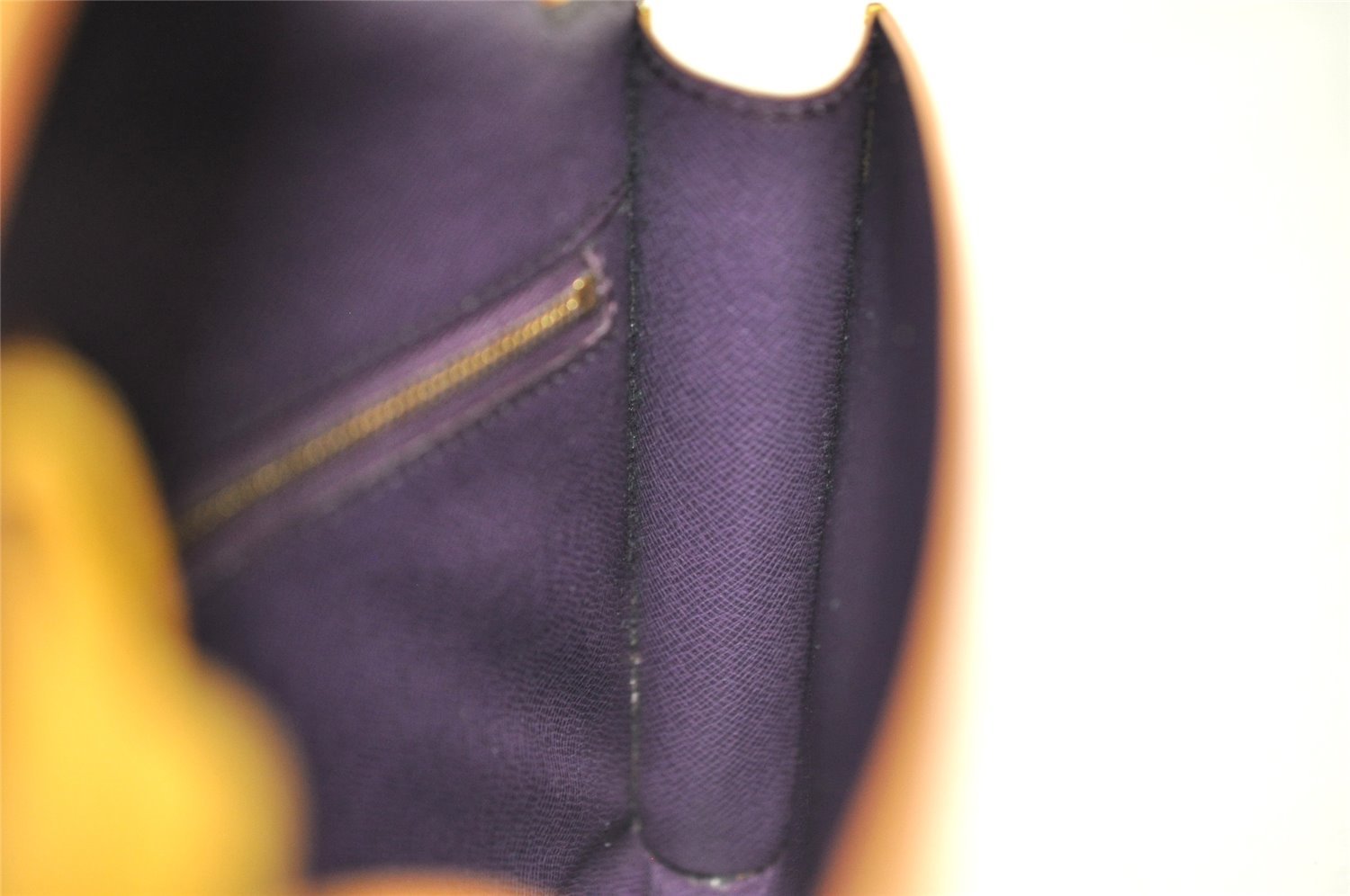 Authentic Louis Vuitton Epi Arche 2Way Shoulder Clutch Bag M52579 Yellow 3880I