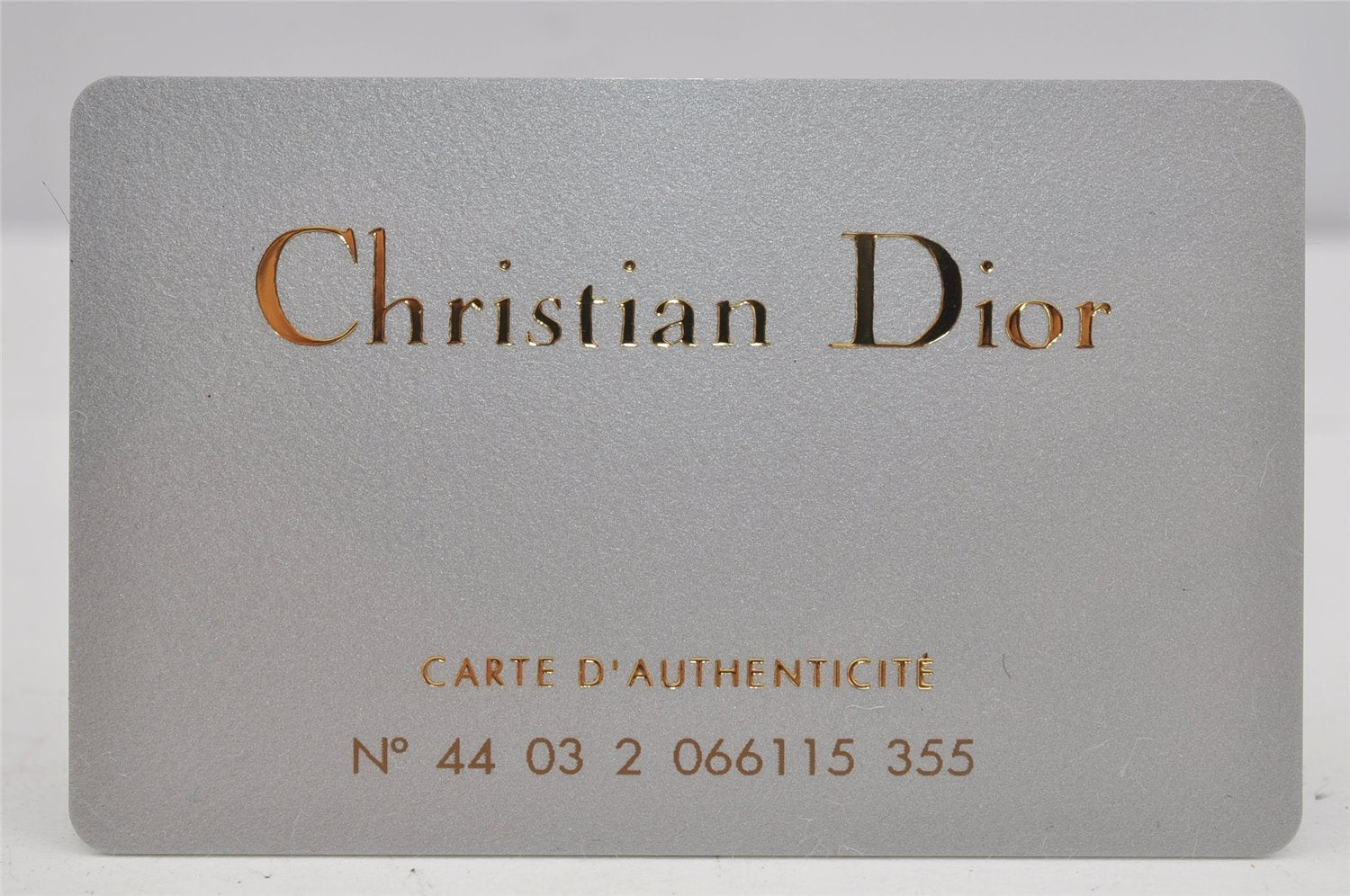 Authentic Christian Dior Maris Pearl 2Way Shoulder Tote Bag Enamel Gray 3880J