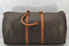 Authentic Louis Vuitton Monogram Keepall 60 Boston Bag Old Model LV Junk 3880K